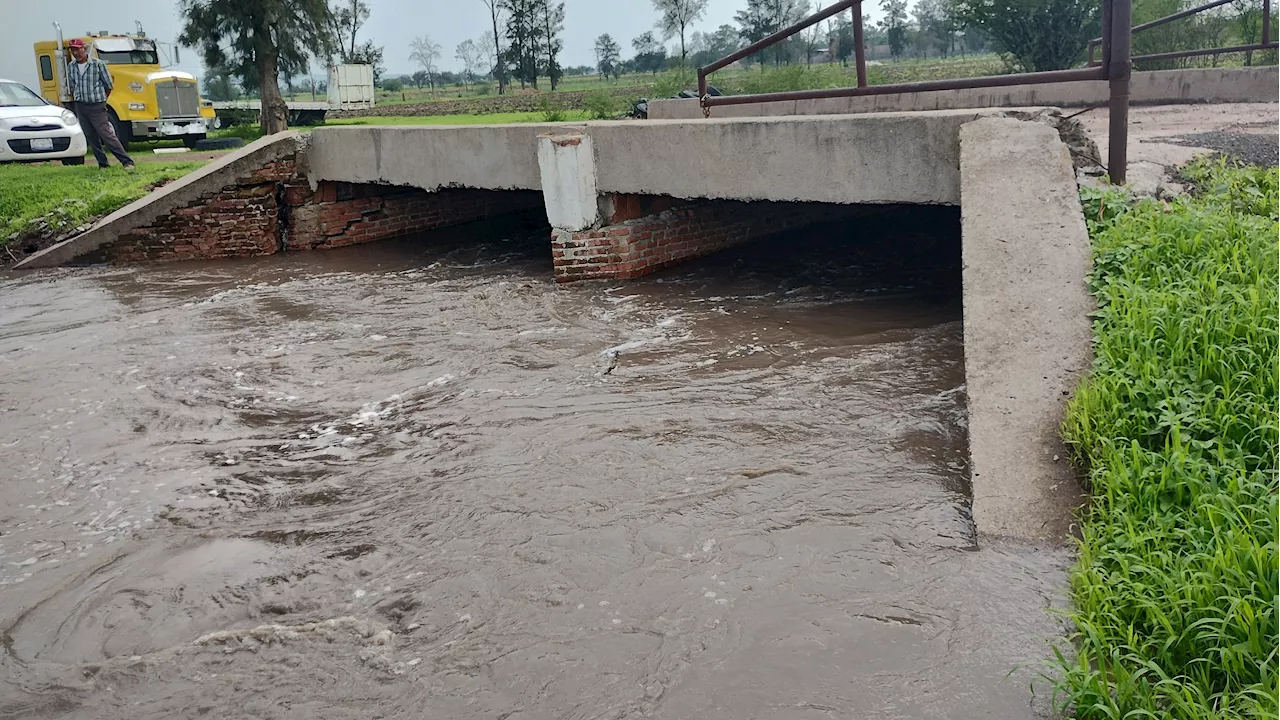 Consecuencias del Río Turbio se sufren en Cuerámaro: así luce presa Tres Villas