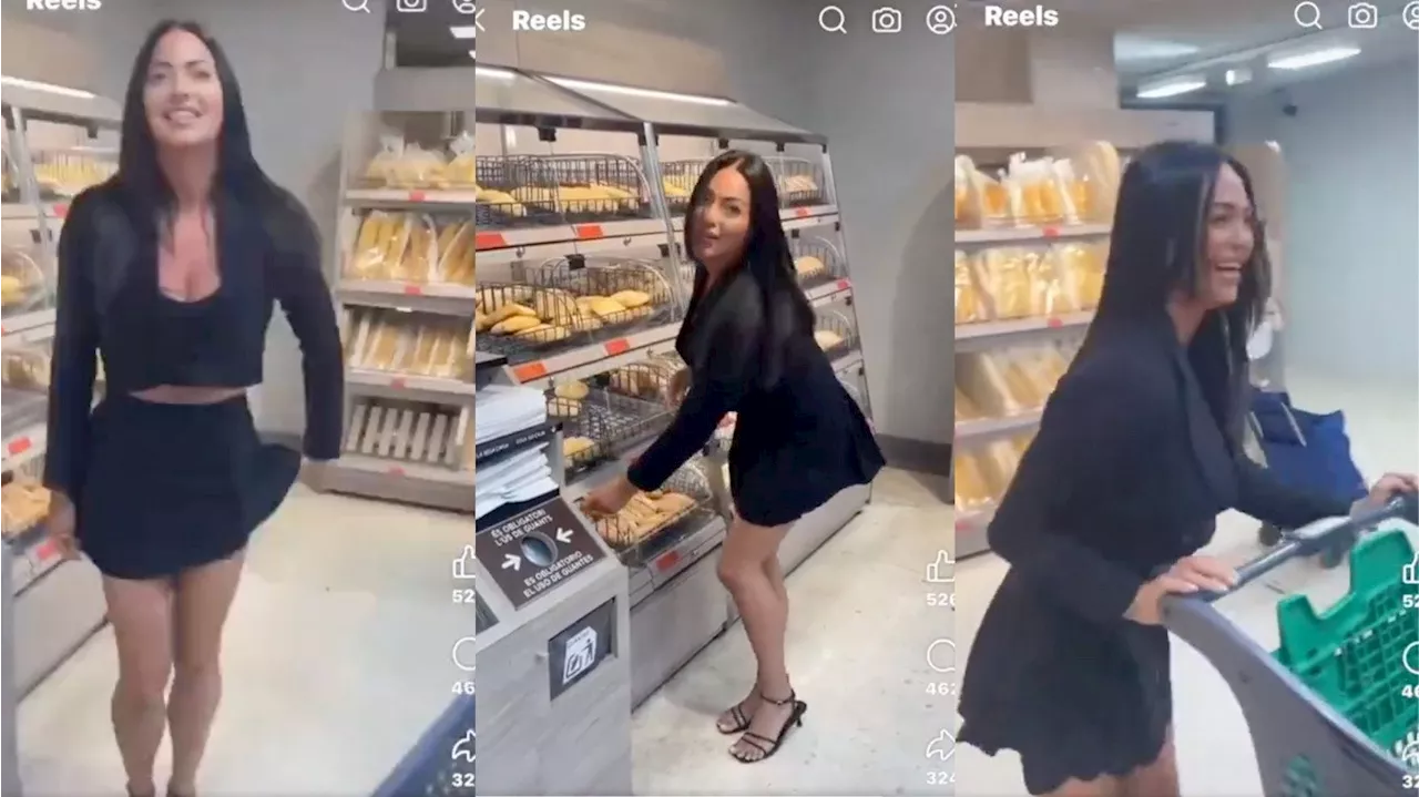 Influencer pone su ropa interior sucia en el pan de un supermercado