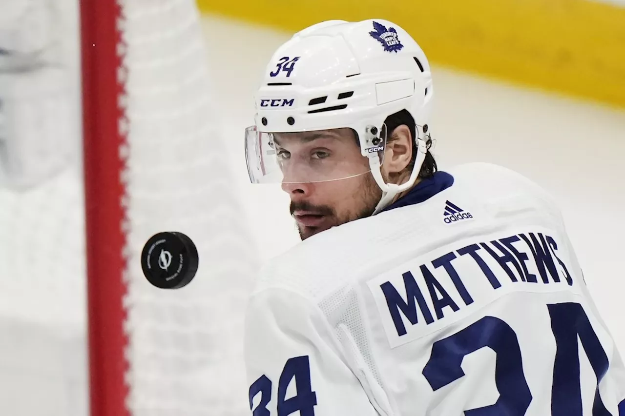 Maple Leafs name star centre Auston Matthews 26th captain in team history