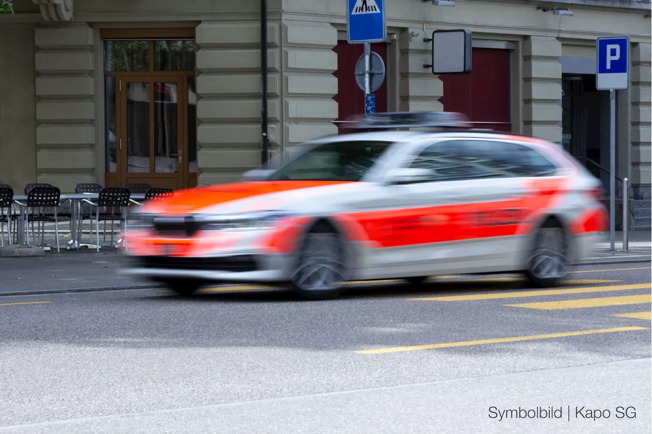 Stadt St.Gallen SG: Kroatin (30) nach Einbruch in Wohnung festgenommen