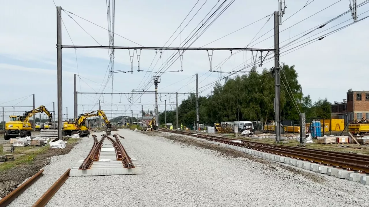 Interruption du trafic ferroviaire entre La Louvière et Charleroi jusqu’au 26 août