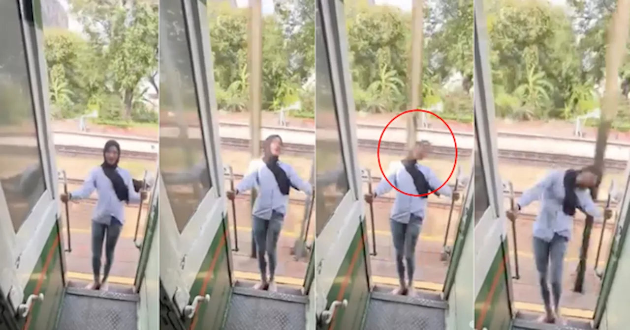 Malaysian Woman Hit By Pole While Leaning Out Of Moving Train In Thailand For Video