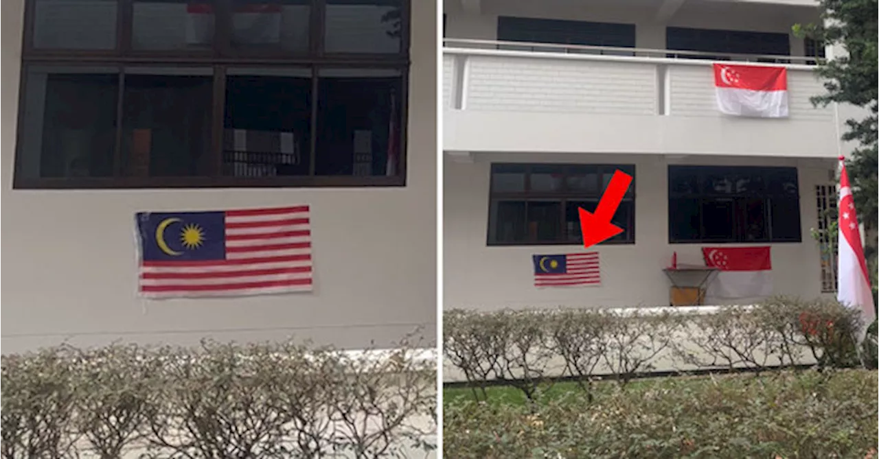 Resident Who Displayed Jalur Gemilang In S'pore Could Be Fined RM1,680 Or Jailed 6 Months