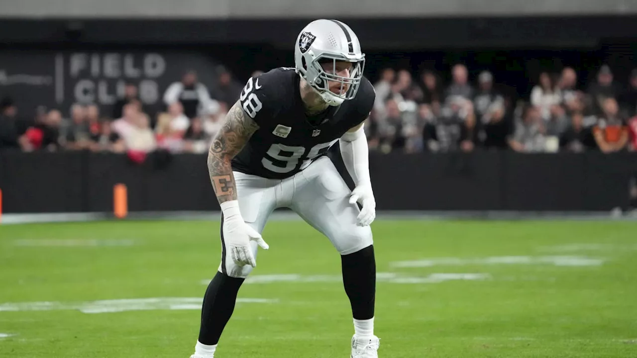 Las Vegas Raiders DE Maxx Crosby on advice he gives players trying to make the roster