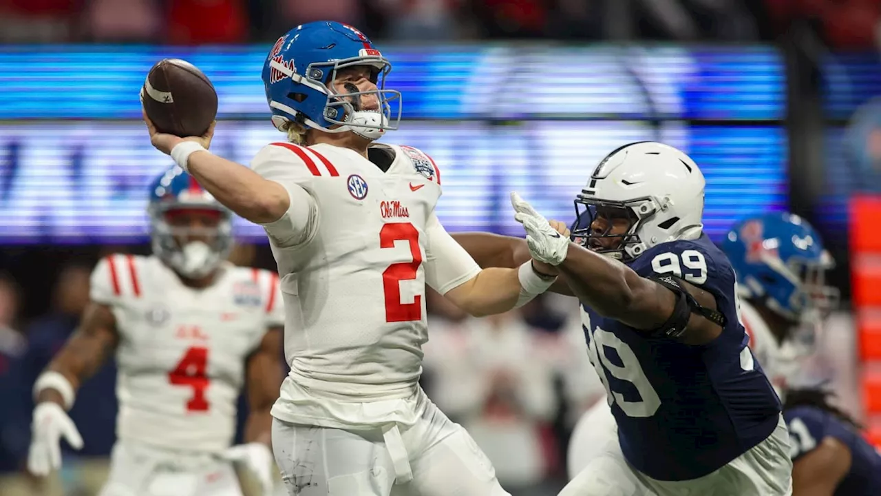 Ole Miss QB Jaxson Dart Named to Johnny Unitas Golden Arm Award Preseason Watch List