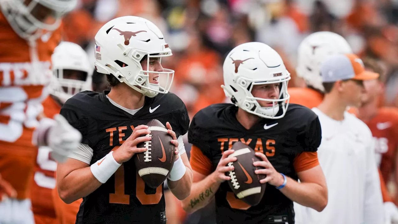 Texas QBs Quinn Ewers, Arch Manning Link Up With Vince Young