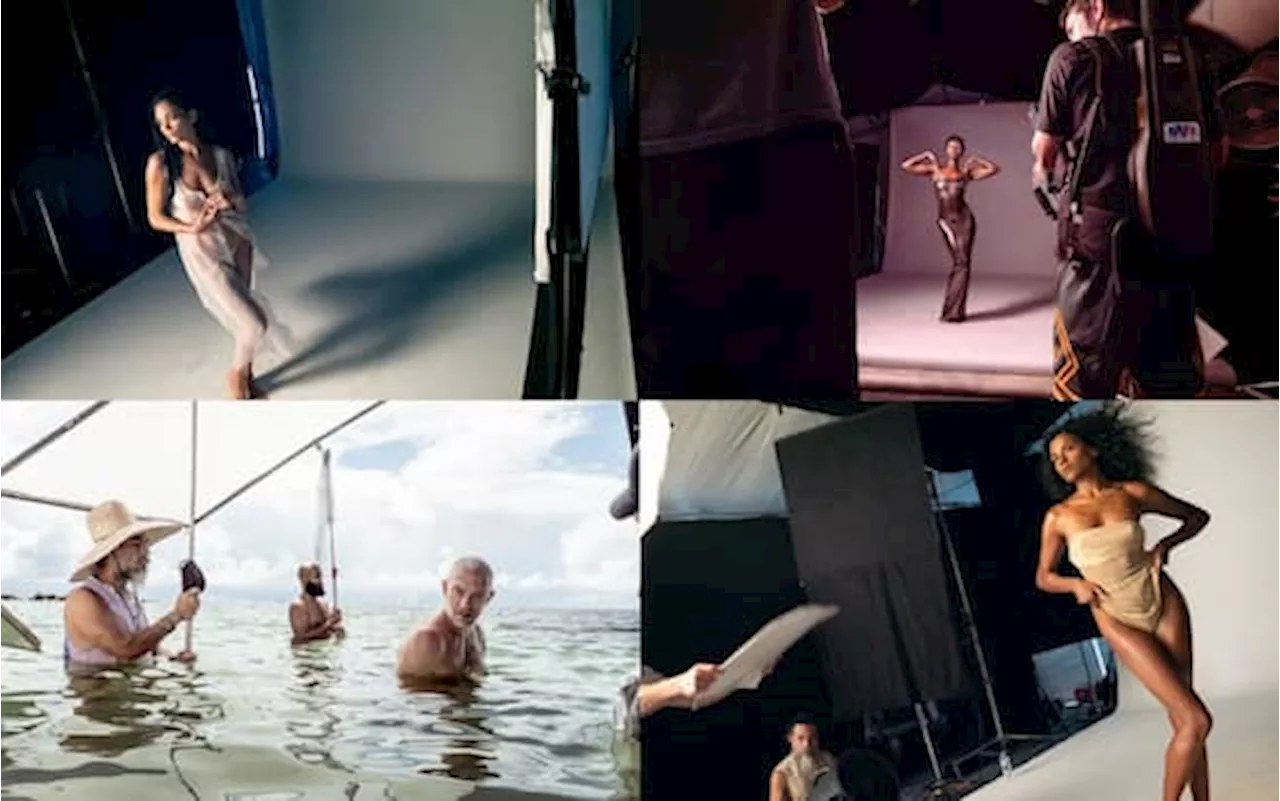 Calendario Pirelli 2025, le foto del backstage