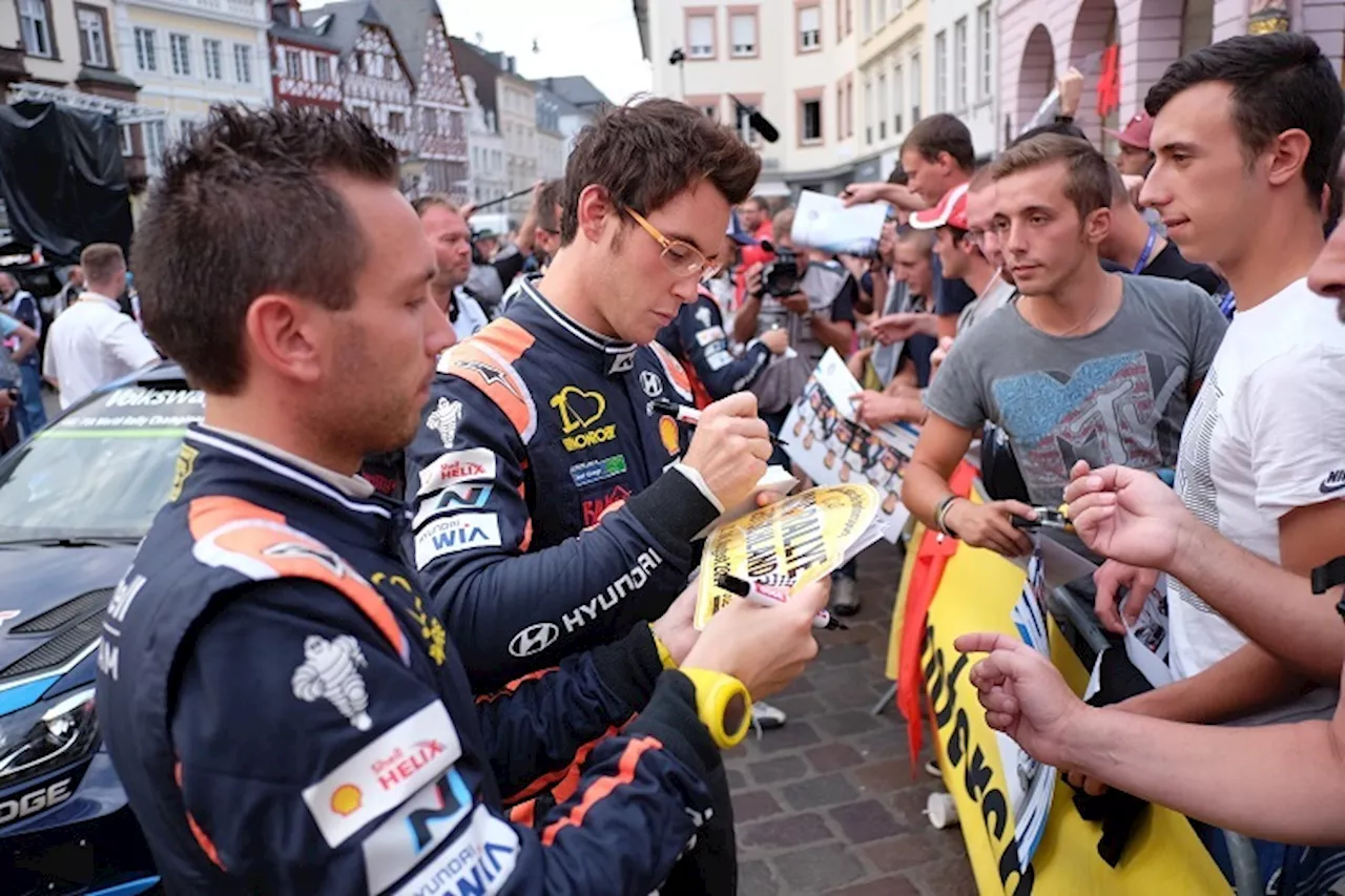 ADAC Rallye Deutschland: WM-Stars stellen sich Fans