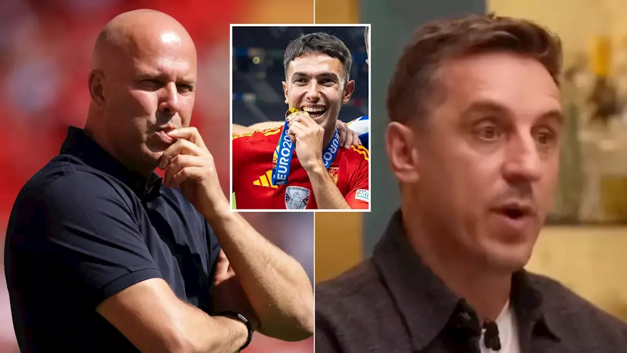 Gary Neville has theory why Martin Zubimendi snubbed Liverpool that nobody else has suggested