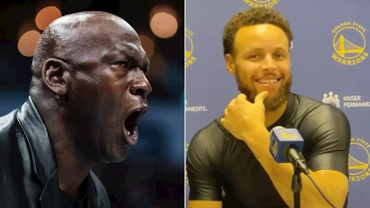 Steph Curry's brilliant response to being called 'modern' Michael Jordan by NBA reporter