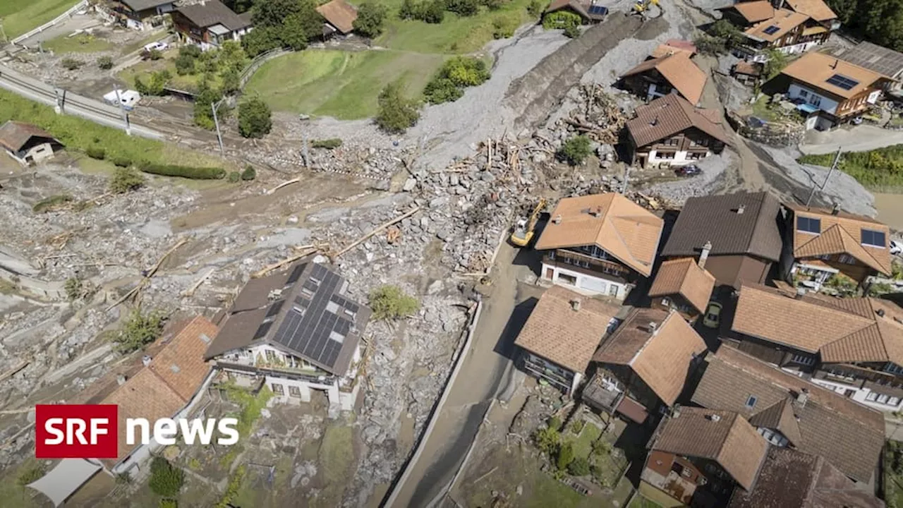 Nach Unwetter in Brienz BE - Schutzbauten verhindern Schlimmeres