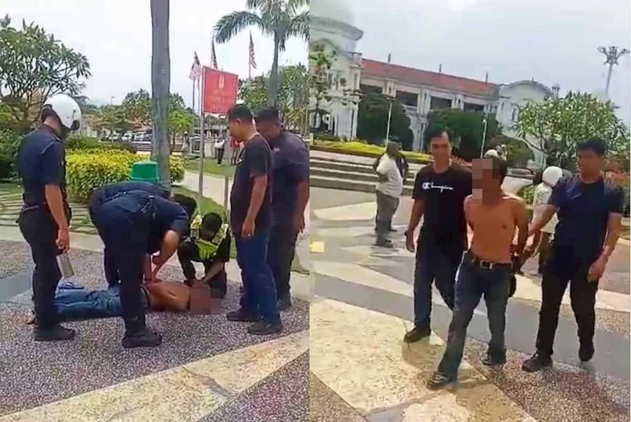 QuickCheck: Did a cleaver-wielding man run amok at a train station in Ipoh?