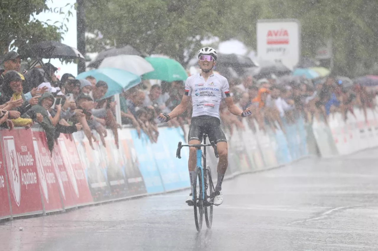 Cyclisme. Tour du Limousin : première victoire professionnelle pour Alex Baudin sous une pluie battante