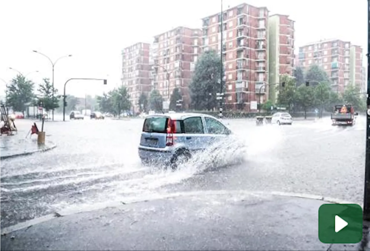 Maltempo, Torino di nuovo flagellata dalla grandine. Decine di interventi anche in provincia