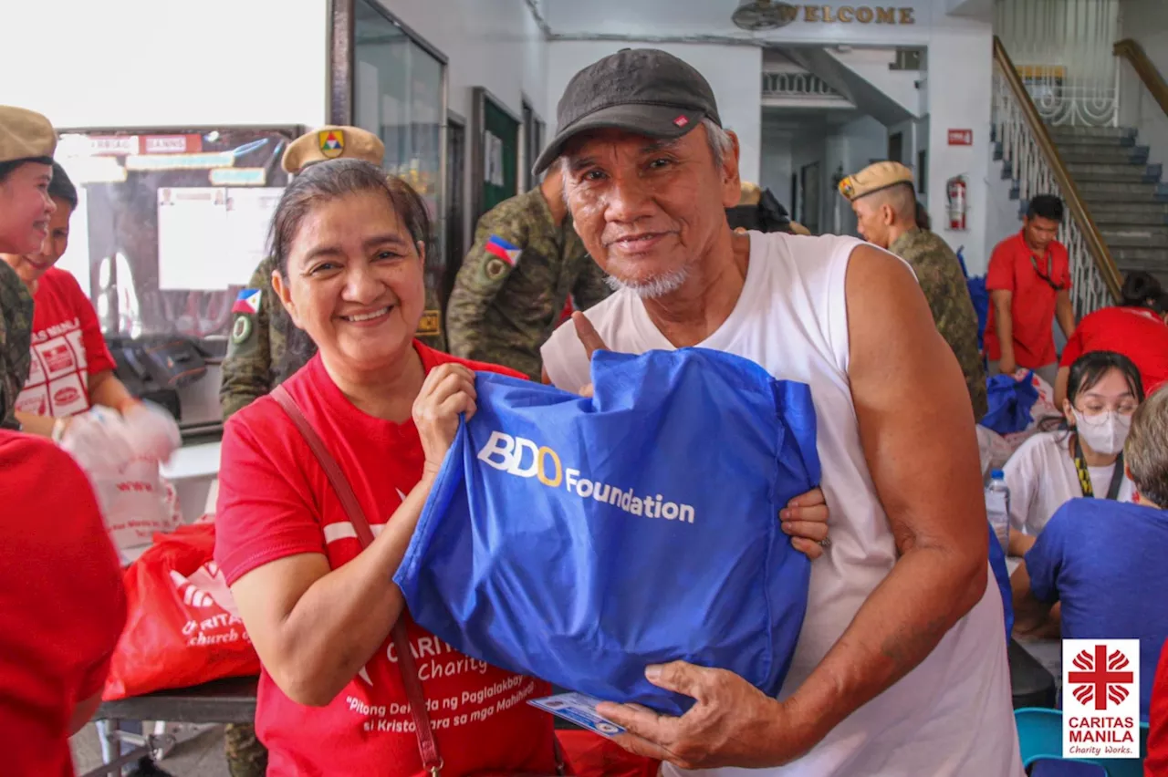 BDO Foundation gives relief goods to Carina affected families