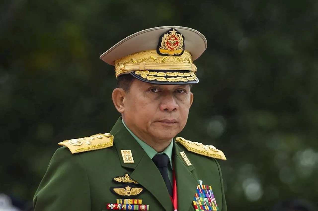 Myanmar govt denies junta chief's detention