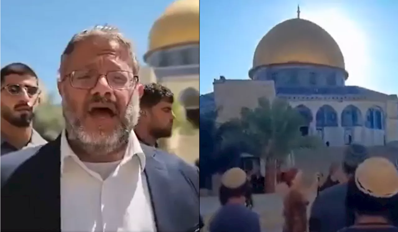 Menteri Israel Ketuai Lebih 2,000 Orang Beribadah Di Masjid Al-Aqsa, Langgar Status Quo Yang Ditetapkan