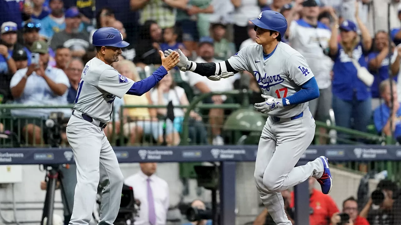 Ohtani hits NL-leading 37th homer as Dodgers defeat Brewers