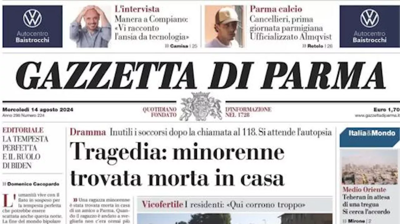 La Gazzetta di Parma sui crociati: 'Ufficiale Almqvist, arriva anche Cancellieri'