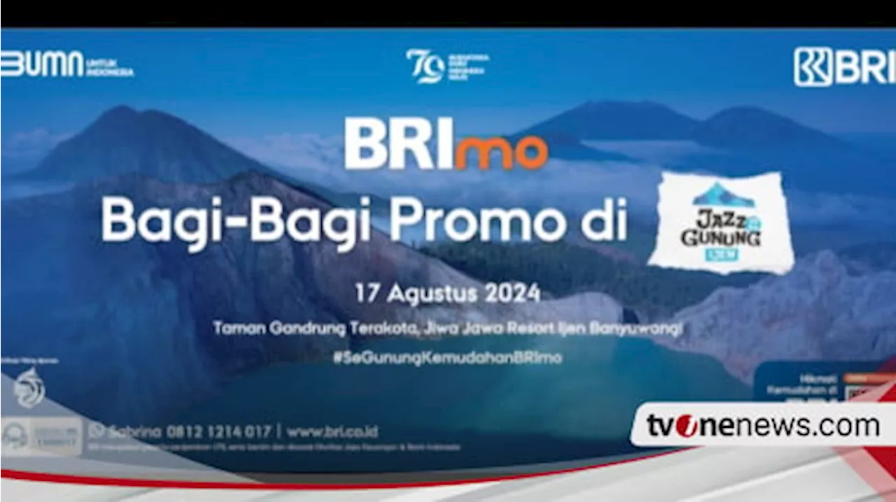 Jazz Gunung Ijen Siap Digelar, BRI Beri Penawaran Menarik untuk Penonton