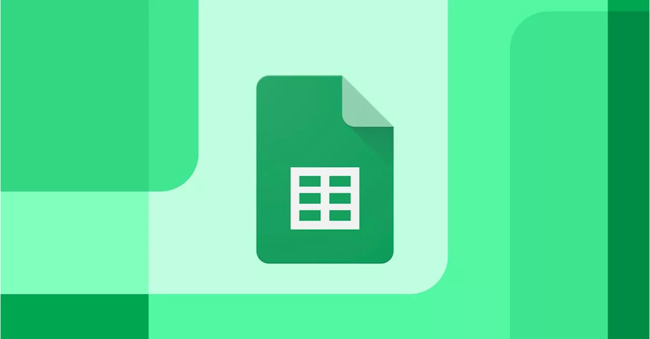 Google Sheets adds a one-click way to easily create tables