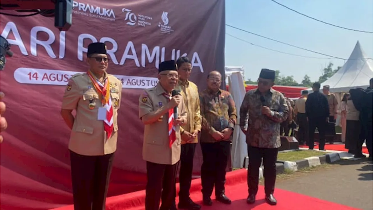 Wapres Ma'ruf Amin Minta Pramuka Lebih Adaptif di Masa Depan