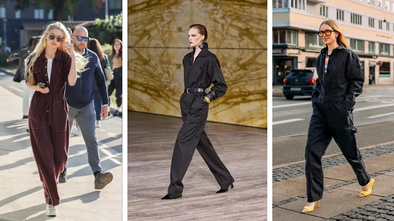 Los jumpsuits largos de los años 70 son tendencia en verano 2024