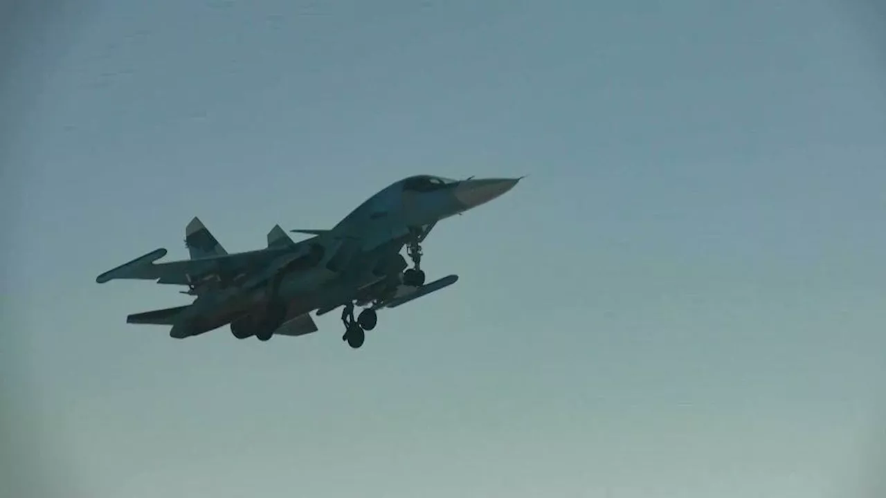 Ejército ucraniano afirmó destruir un caza Su-34 ruso en la región de Kursk