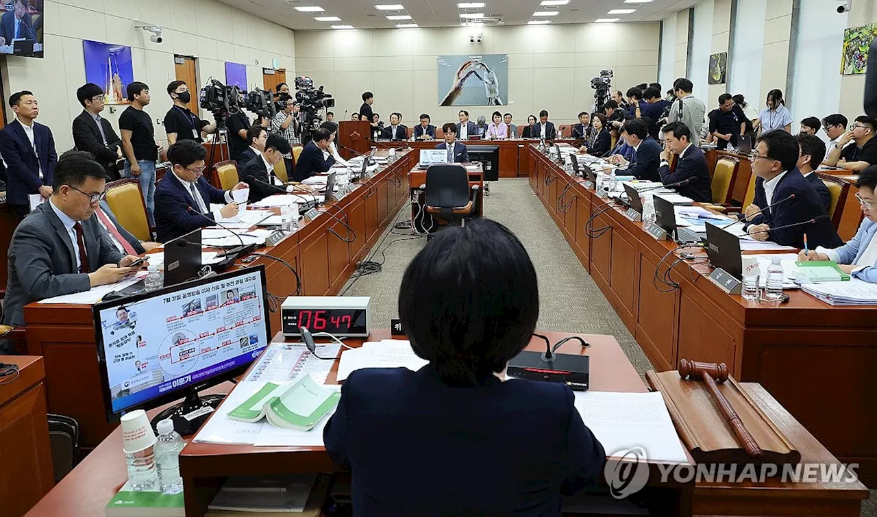 탄핵소추 이진숙·대행 김태규 '답변불가'…野 '무식·건방'(종합)