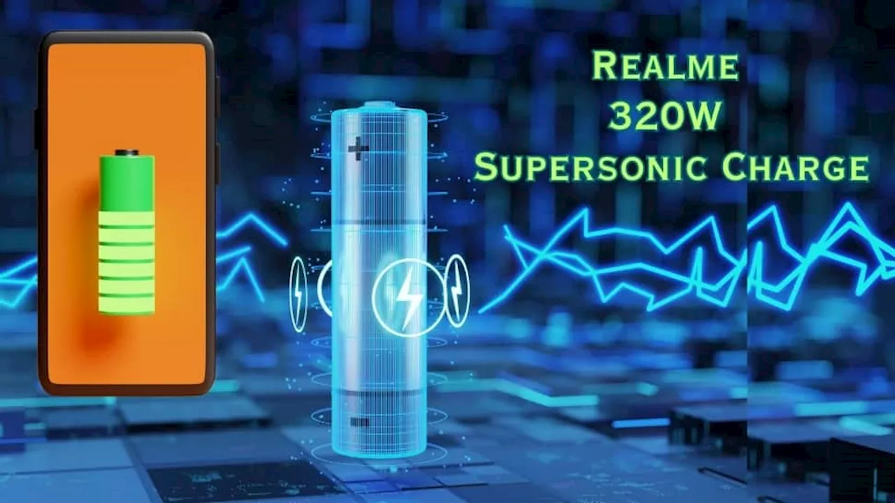 Realme 320W சூப்பர்சோனிக் சார்ஜ் தொழில்நுட்பம்... வெறும் 5 நிமிடங்களில் 100% சார்ஜ் ஆகும்