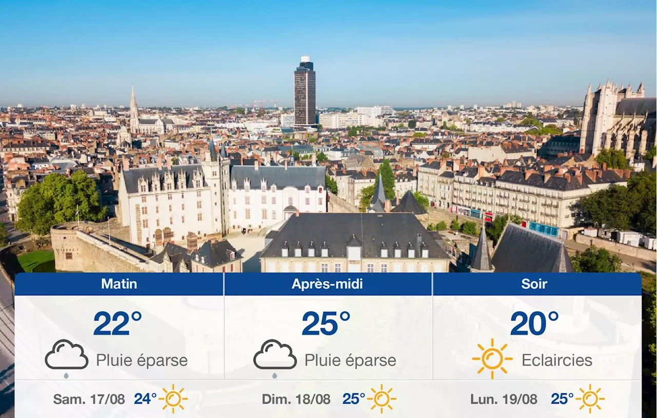 Météo Nantes: prévisions du vendredi 16 août 2024