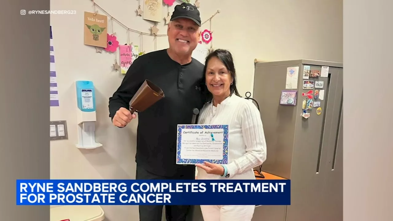 Chicago Cubs Hall of Famer Ryne Sandberg completes final cancer treatment