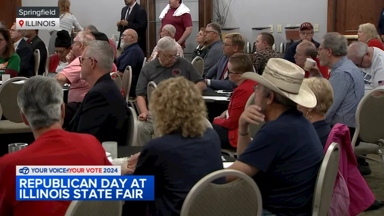 Republicans gather at Illinois State Fair to drum up excitement for election, urge early voting