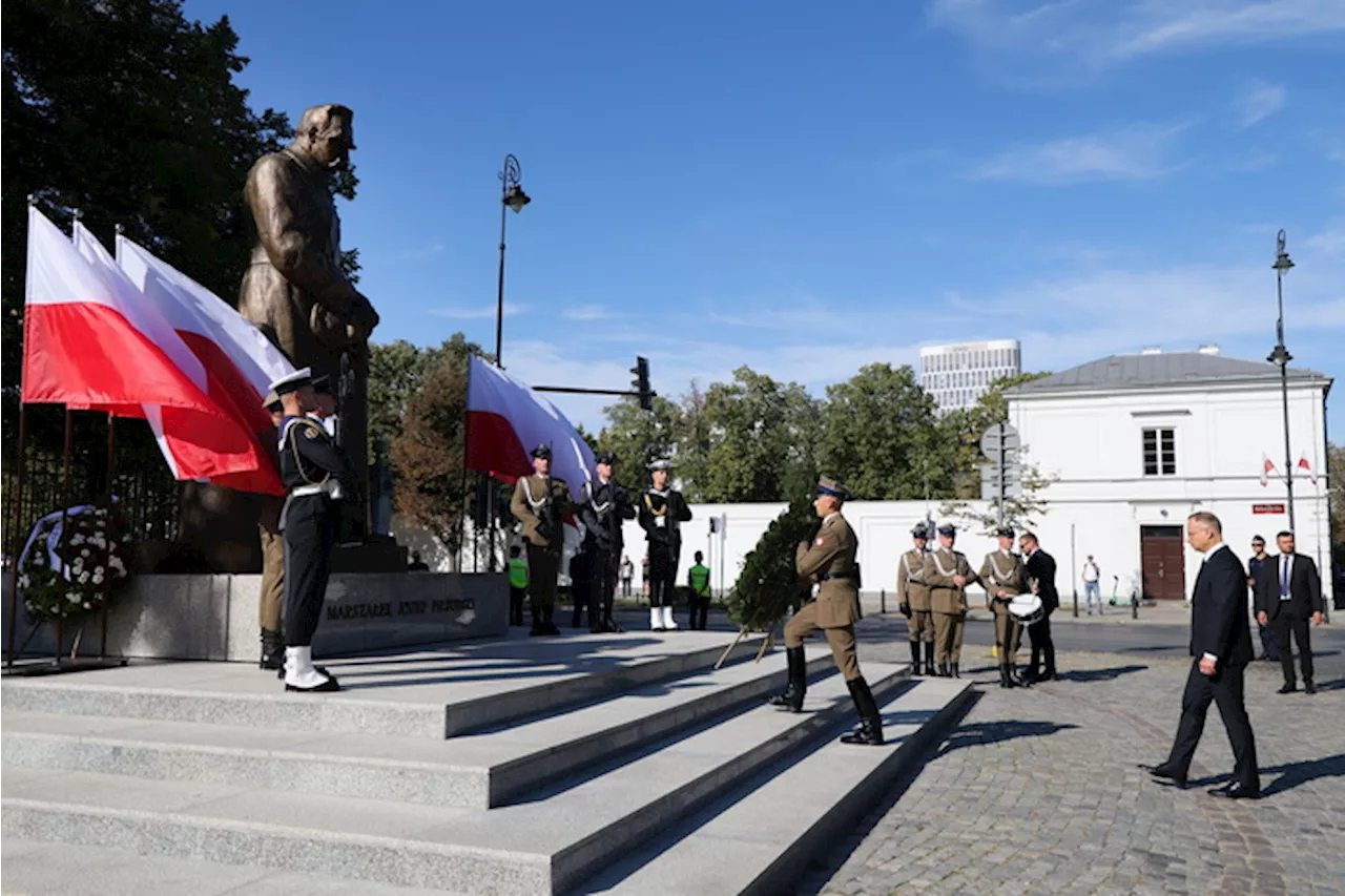 Presidente polacco Duda nella Giornata delle Forze Armate