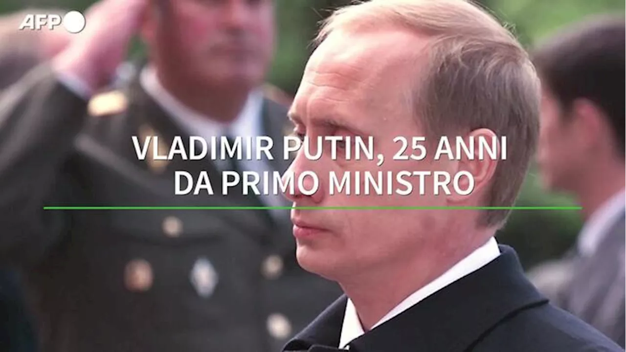 Vladimir Putin, 25 anni da primo ministro