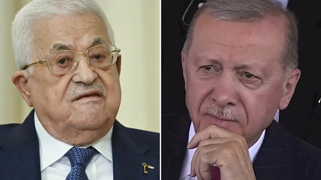 Turkey's Erdogan meets with Palestinian leader Abbas ahead of speech to parliament