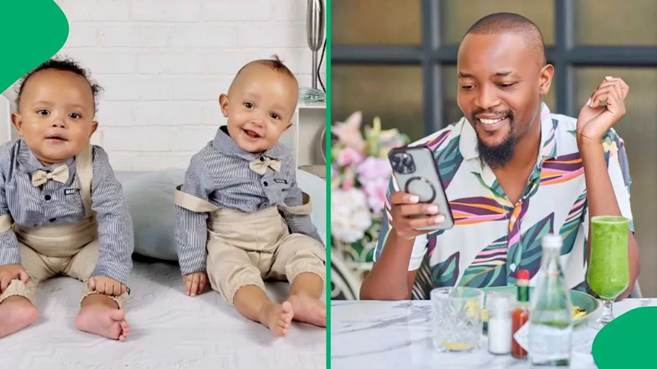 Moshe Ndiki Shares Adorable Video of His Twin Sons Taking Their First Steps: “Proud Dad Moment”