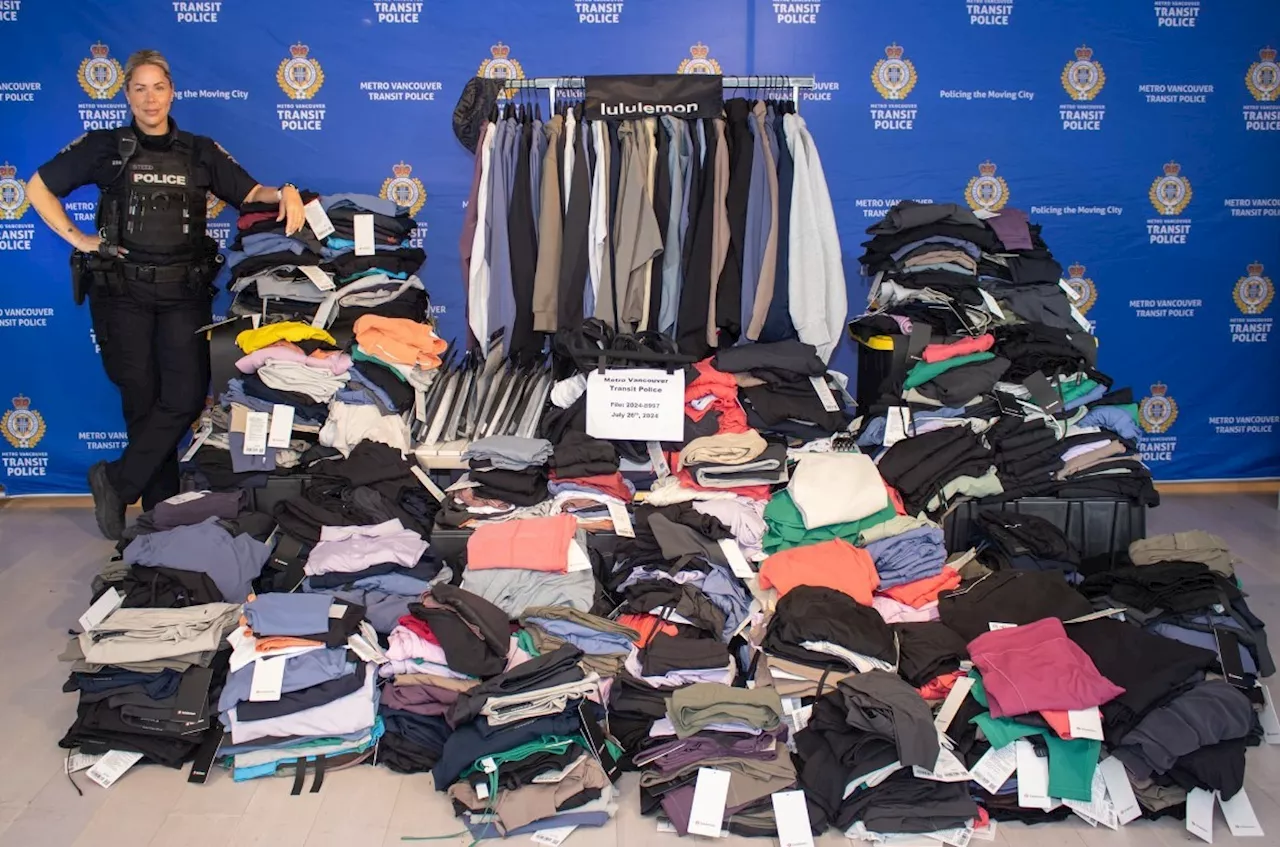 Two Burnaby residents arrested as part of $100K lululemon theft ring