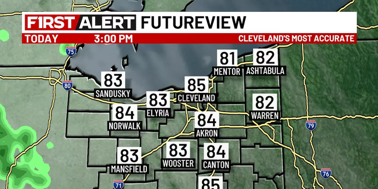 Northeast Ohio weather: Last dry day, storm chances return tomorrow