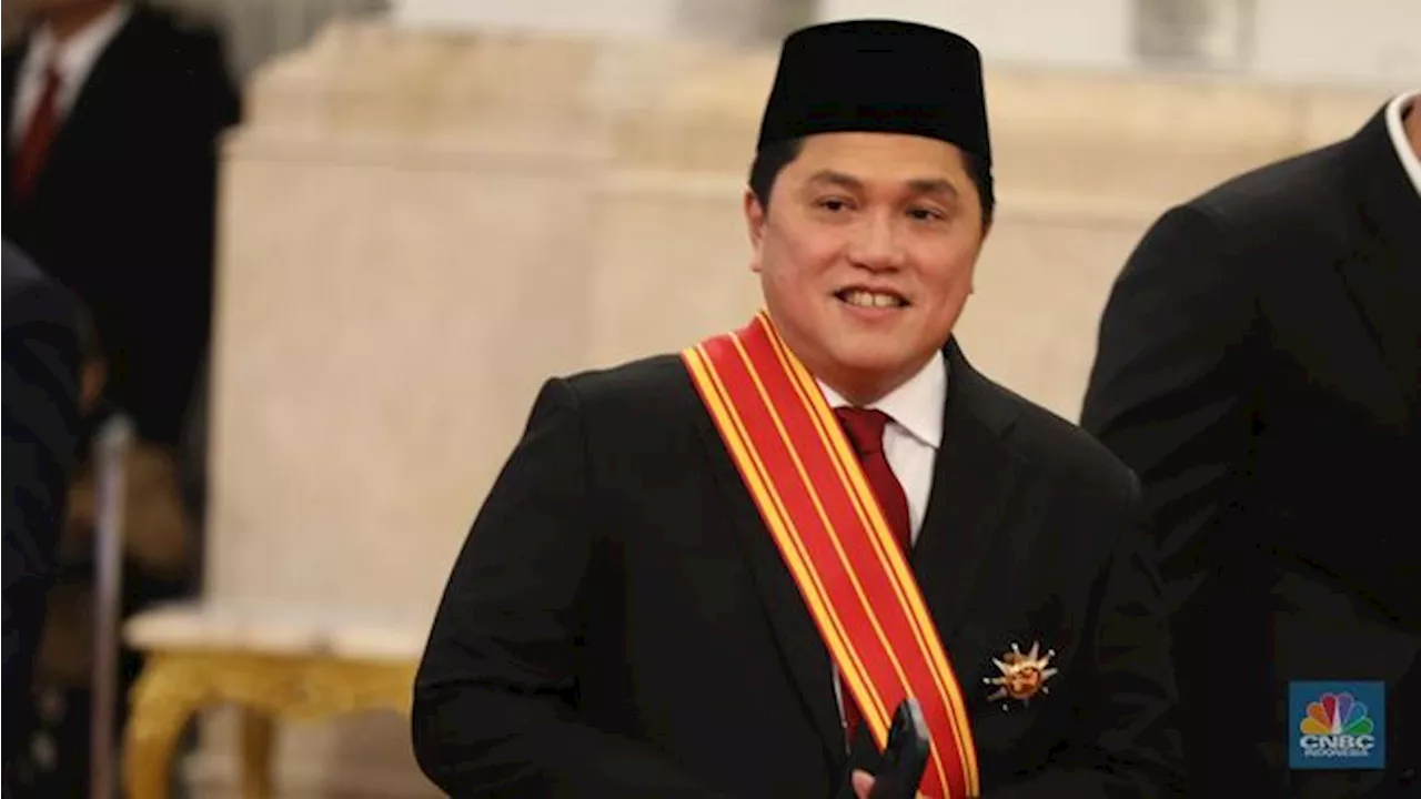 Dapat Tanda Kehormatan dari Jokowi, Ini Tanggapan Erick Thohir