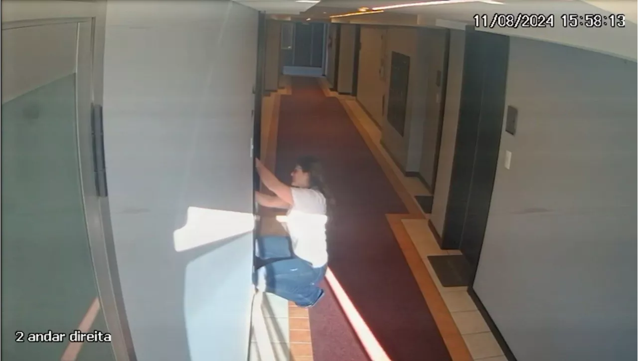 Vídeo: médica invade apartamento e atira contra o ex em Santa Catarina