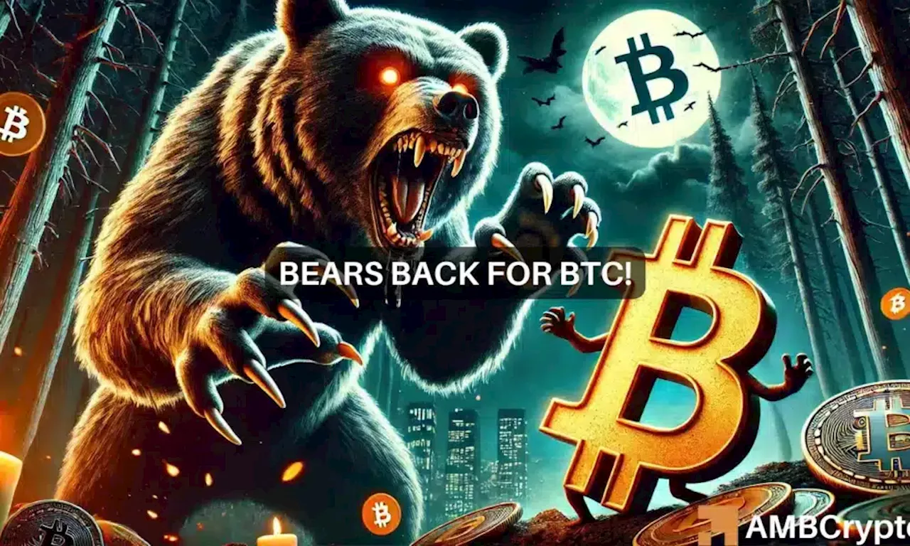 Bitcoin falls under $60K as U.S. govt moves 10K BTC: Bearish signs?