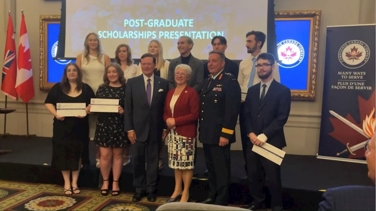 'It's an honour': Scholarships awarded to students with parents who served in the Canadian Armed Forces