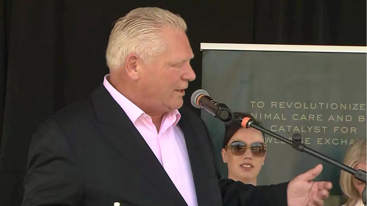 Ontario Premier Doug Ford slammed for 'distasteful' animal hospital joke