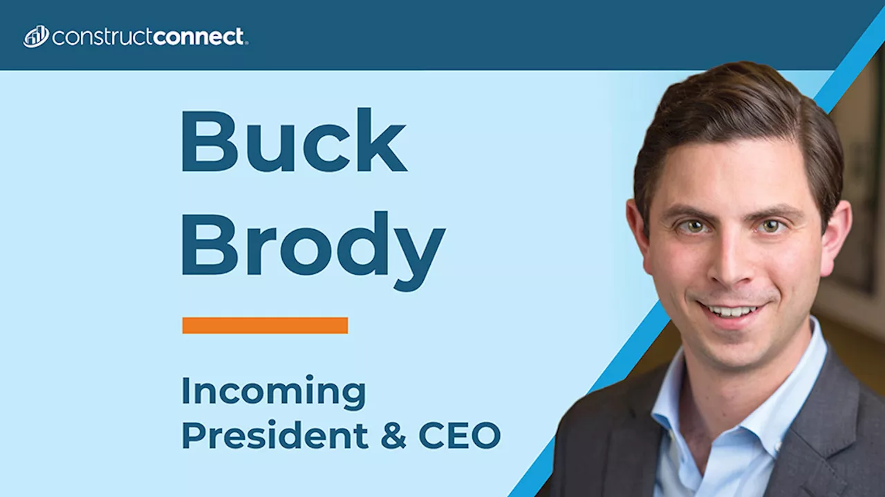 Buck Brody named new president and CEO of ConstructConnect