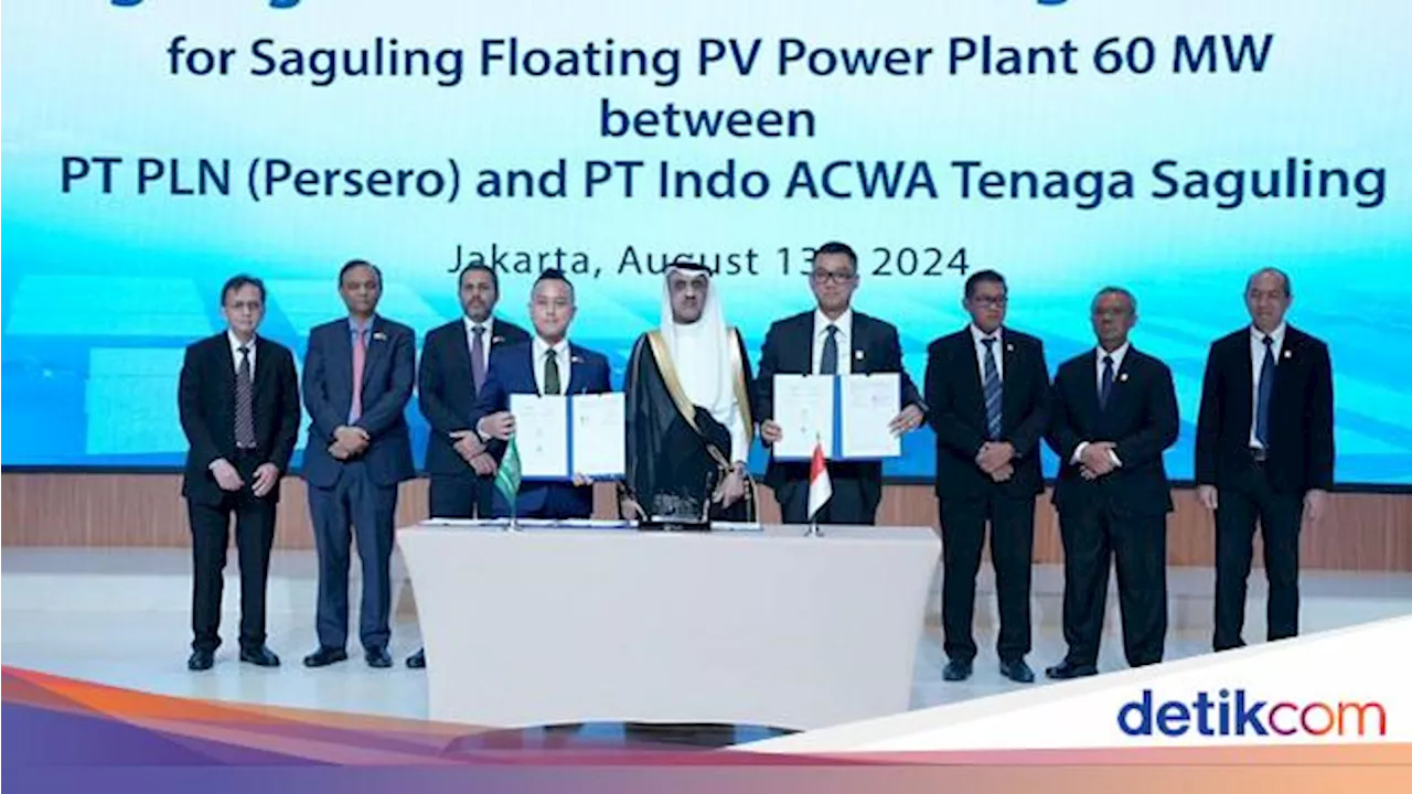 PLN Gandeng Perusahaan Arab Saudi Kembangkan PLTS Terapung Saguling