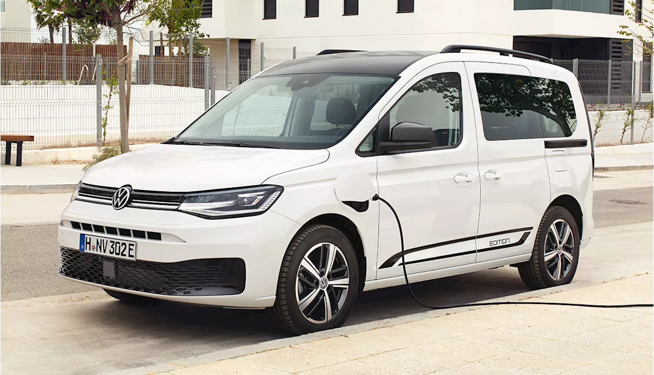 Caddy als Familien-Van und Stadtlieferwagen als eHybrid bestellbar