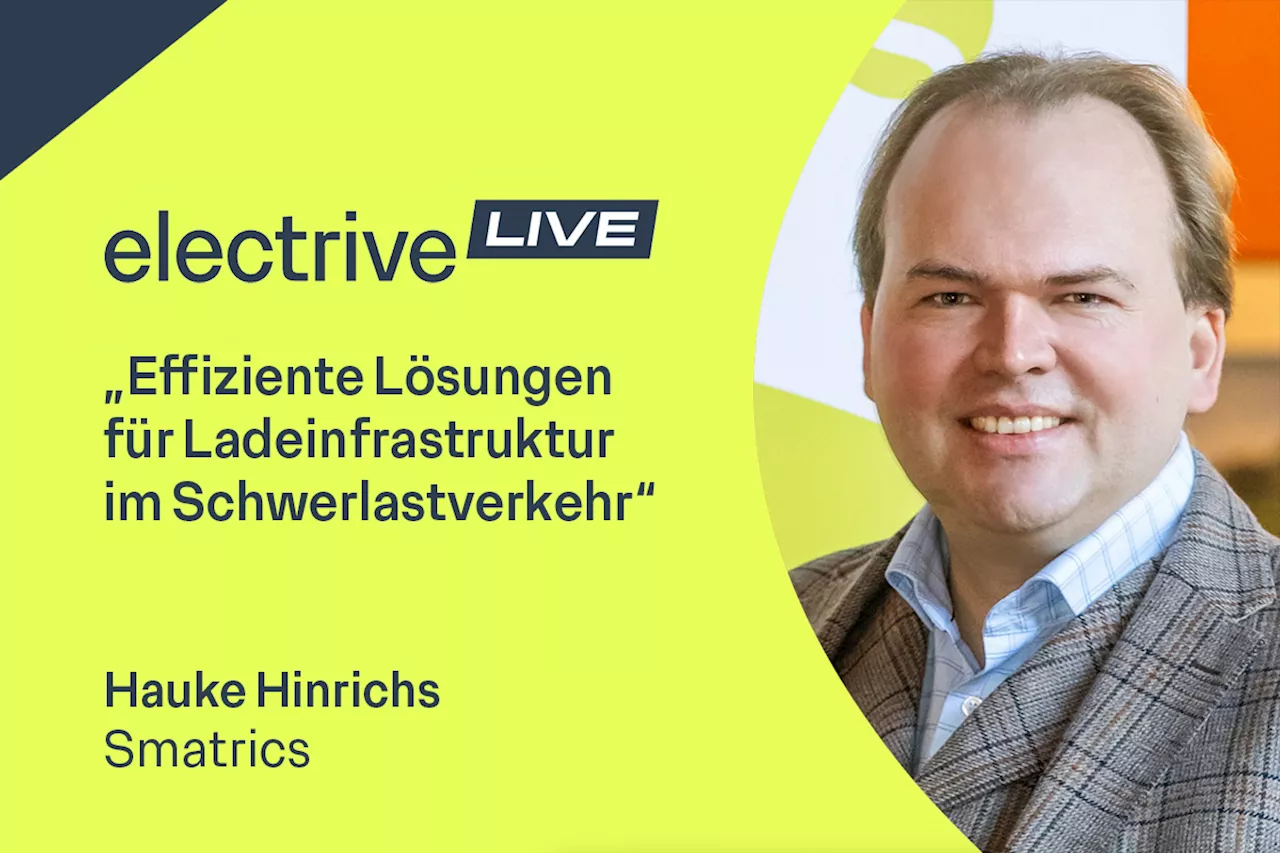 „Effiziente Lösungen für Ladeinfrastruktur im Schwerlastverkehr“ – Hauke Hinrichs von Smatrics