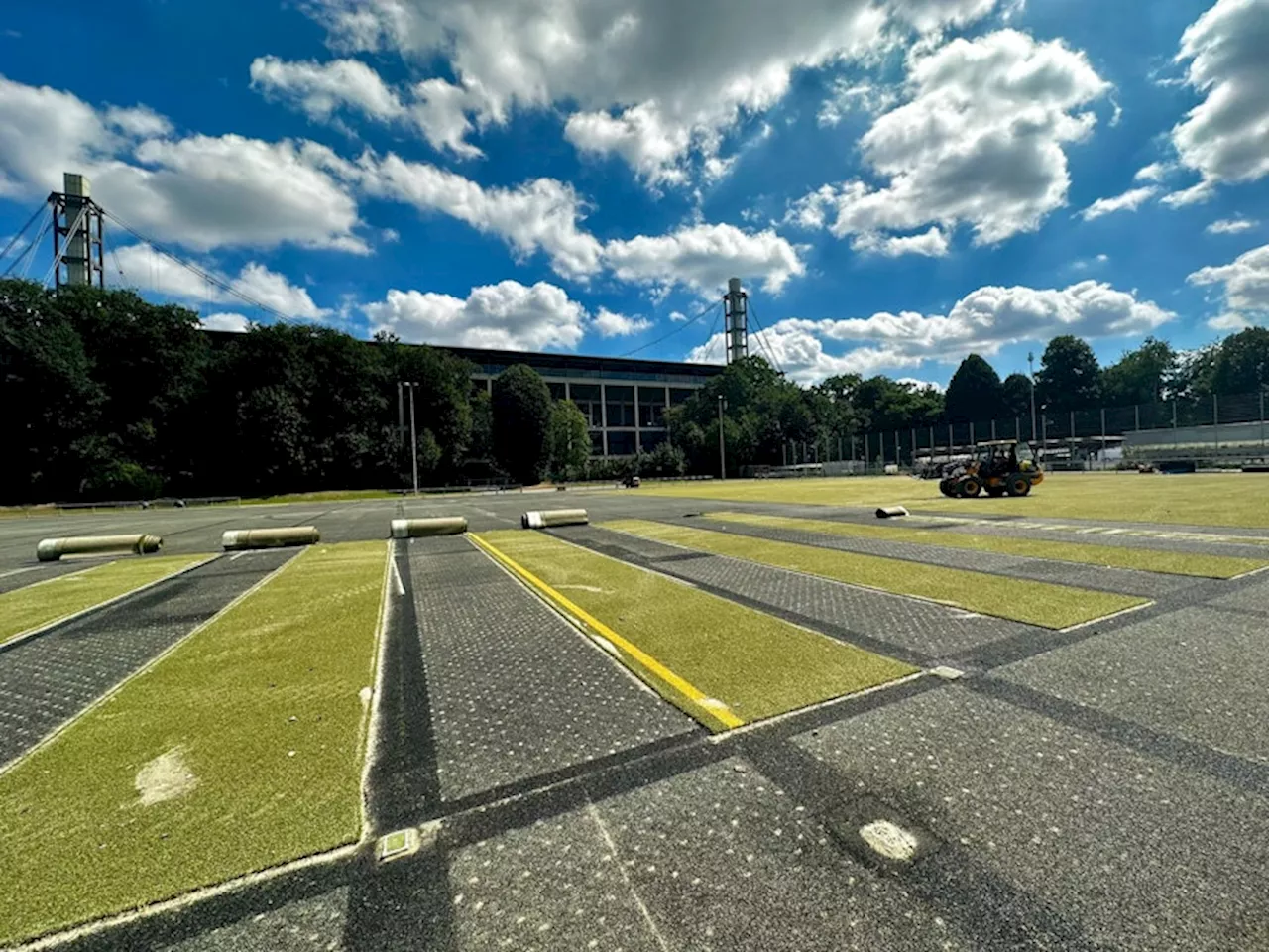 Fußballplatz in Köln wegen der EM immer noch nicht bespielbar