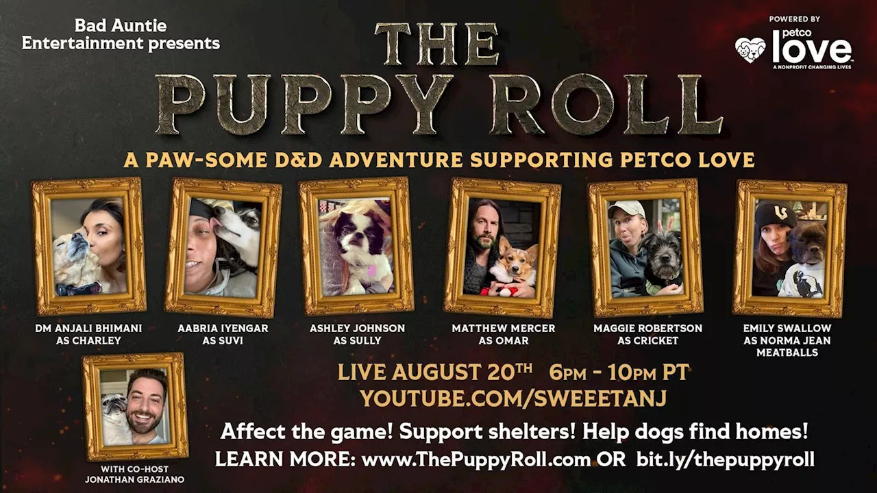 Critical Role Cast Members Come Together For A Canine Charity Stream